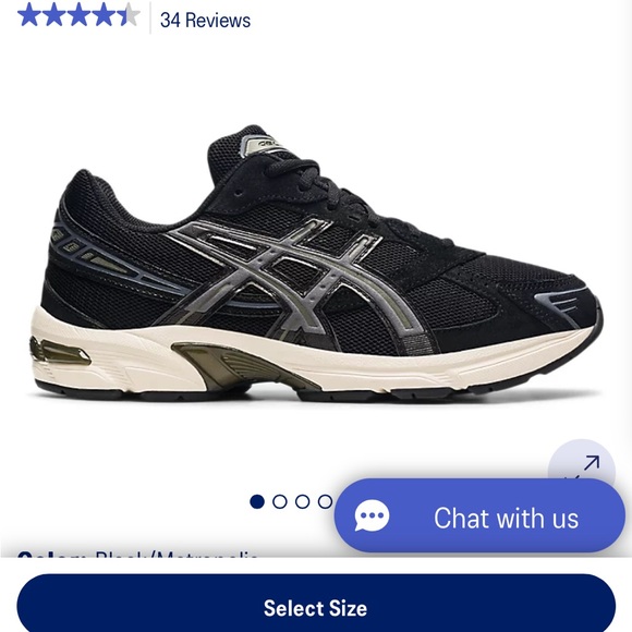 NEW Asics GEL-1130 Black - Picture 2 of 12